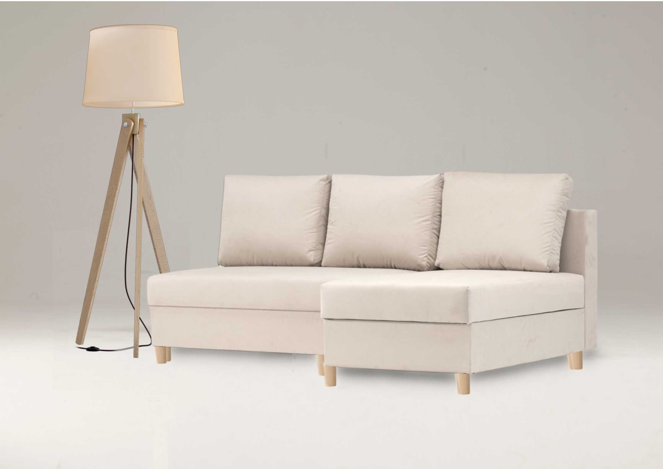 Narożnik 200cm beżowy